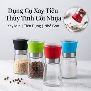 Dụng cụ xay tiêu thuỷ tinh cối nhựa - Trường An VN