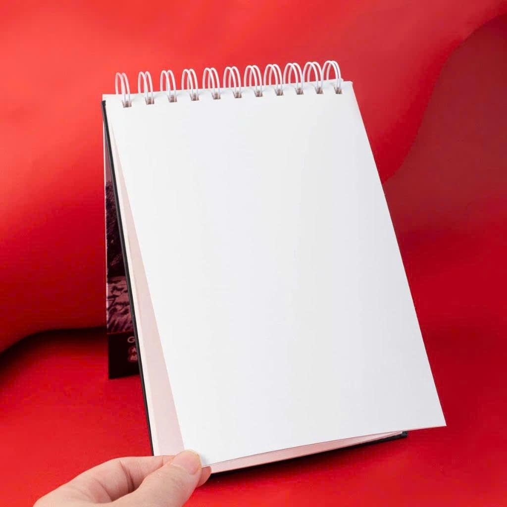 Sổ Sketchbook GLOBAL ART 190gsm Vân Mịn, Sổ Vẽ Phác Thảo 72 Trang Giấy Không Kỵ Tẩy Màu Chì, Màu Sáp, Acrylic HY