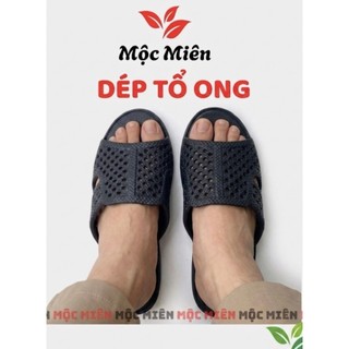 Dép tổ ong Asia nam nữ màu Đen siêu nhẹ. Hàng chính hãng cao cấp