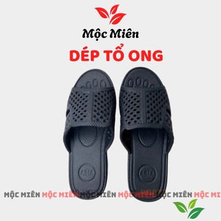 Dép tổ ong Asia nam nữ màu Đen siêu nhẹ. Hàng chính hãng cao cấp