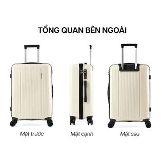 [🌟COMBO ĐỘC QUYỀN] Combo 2 Vali Kéo MIAvn Larita ORIX Size 20/24 Inch - Nhựa PP Siêu Bền, Hạn Chế Bể Vỡ, Khoá Số