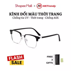 Kính đổi màu dưới nắng X15 gọng cao cấp chống tia UV chống ánh sáng xanh