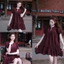 Váy thô babydoll họa tiết hoa V149 SM đỏ, kem