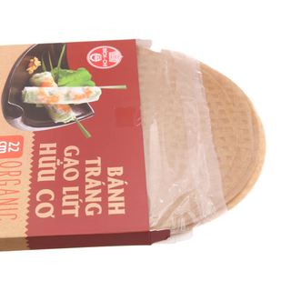 Bánh Tráng Gạo Lứt Hữu Cơ Bích Chi -  (F22-200gr/hộp) Thùng 20 Hộp
