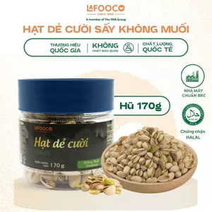 LAFOOCO Hạt dẻ cười Mỹ sấy không muối các size 170g/350g