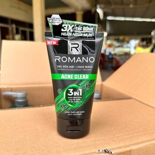 Mua 1 tặng 1 - Tắm gội cho nam 2 trong 1 hương Nước hoa nam Romano 2in1 650g/chai + Tặng kèm Sữa rửa mặt 100g