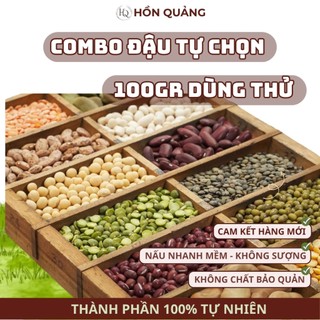 [Hàng Mới] COMBO 3,5,7,9 Loại Đậu Quê Hồn Quảng - Đậu Sạch, Không Chất Bảo Quản - Nấu Chè, Làm Sữa Hạt, Ăn Dặm Cho Bé