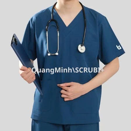 Đồng Phục Spa, Bộ Đồ Scrubs Bác Sĩ, Bộ Quần Áo Y Tế,Blouse Dược Sĩ, Đồng Phục Phẫu Thuật Vải Lon