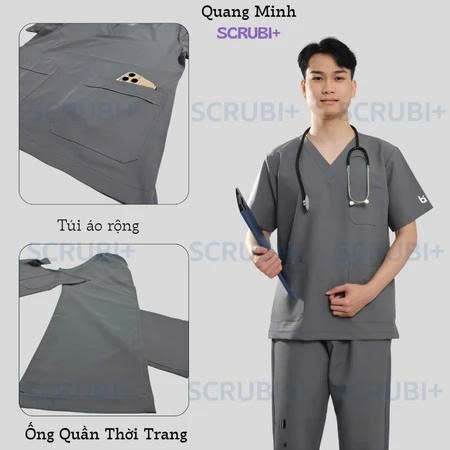 Đồng Phục Spa, Bộ Đồ Scrubs Bác Sĩ, Bộ Quần Áo Y Tế,Blouse Dược Sĩ, Đồng Phục Phẫu Thuật Vải Lon