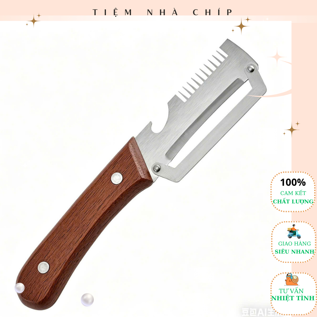 Dao Cắt Sợi Hành Dụng Cụ Tỉa Hành Đa Năng, Chẻ Sợi Rau Muống Bằng Thép Không Gỉ, Gọt Vỏ Tiện Lợi