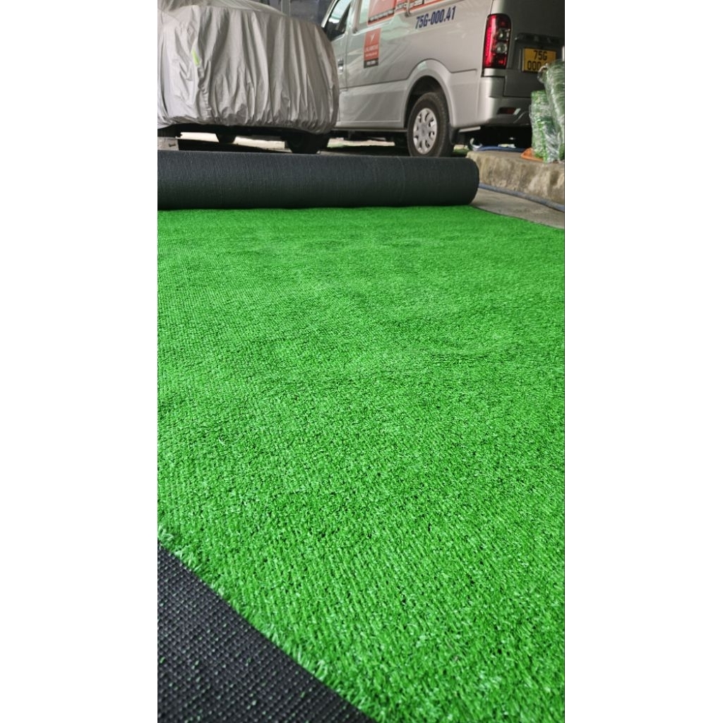 Thảm cỏ nhân tạo 1.5cm xanh non, 25m²(2m x 12.5m) - trải sàn, sân vườn, sự kiện, dán tường