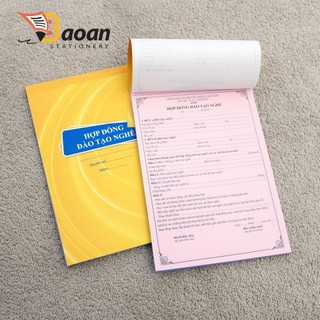 Hợp đồng ĐÀO TẠO NGHỀ A4 - 2 liên - 50 bộ/quyển