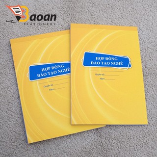 Hợp đồng ĐÀO TẠO NGHỀ A4 - 2 liên - 50 bộ/quyển