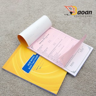 Hợp đồng ĐÀO TẠO NGHỀ A4 - 2 liên - 50 bộ/quyển