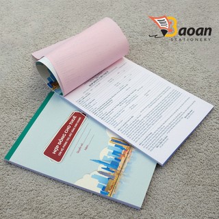 Hợp đồng thuê nhà/ phòng trọ/ mặt bằng khổ A4 - 2 liên - 50 bộ/ cuốn+++++