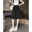 Quần giả váy nữ big size lửng ống rộng xếp ly ngang gối cạp chun mẫu mới 2026 chất mềm mát