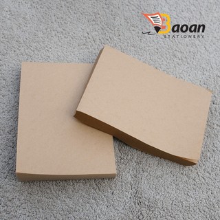 Sổ nháp trơn xấp giấy kraft A5/ 200 tờ siêu tiết kiệm cho học sinh sinh viên văn phòng ++++