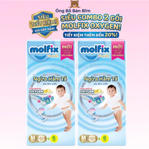 Tã Molfix Công Nghệ Hạt Oxygen – Giúp Giảm Mùi, Thoáng Khí Vượt Trội, Thấm Hút Nhanh