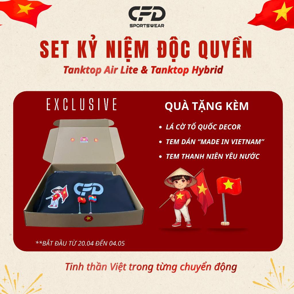 Set 2 Áo Tanktop CFD - Bản Độc Quyền 30.4 - Form Body Fit Gym - Tôn Dáng Tự Nhiên