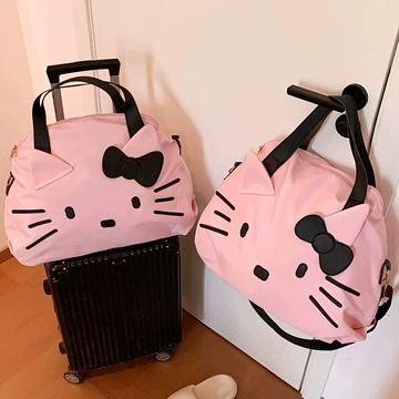 Túi xách nữ Hello Kitty dễ thương form lớn, túi đeo chéo nữ chống nước,đi du lịch, túi đi học, đi chơi Hàn Quốc