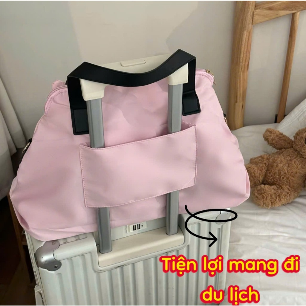 Túi xách nữ Hello Kitty dễ thương form lớn, túi đeo chéo nữ chống nước,đi du lịch, túi đi học, đi chơi Hàn Quốc