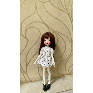 Váy chấm bi size blythe(size khác ib shop)