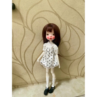 Váy chấm bi size blythe(size khác ib shop)