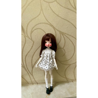 Váy chấm bi size blythe(size khác ib shop)