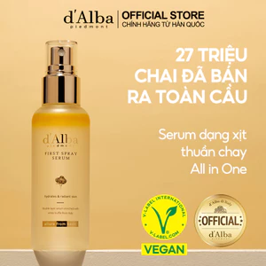 Serum dạng xịt khoáng d'Alba, dưỡng ẩm chống lão hoá First Spray Serum, White Truffle 100ml