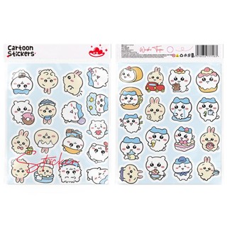 [hàng sẵn] Set 100 Sticker CHIIKAWA chống nước | Hình dán Usagi  DIY stickers trang trí 2026