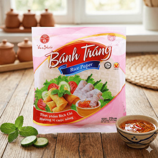 Bánh Tráng Trắng F22 Gói 200g - Bánh Nhúng Nước