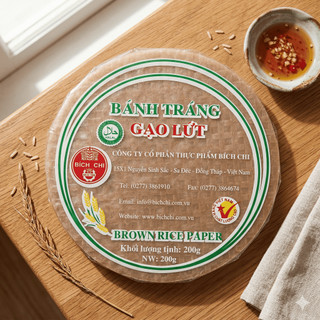 Bánh Tráng Gạo Lứt F22 Bích Chi Gói 200g