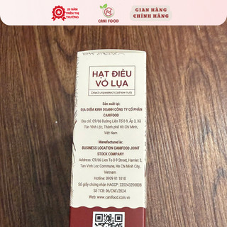Hạt Điều Vỏ Lụa Canifood Hộp Quà 200g 400g Giòn Bùi Tự Nhiên Sang Trọng Biếu Tặng Đã Kiểm Nghiệm