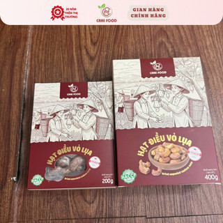 Hạt Điều Vỏ Lụa Canifood Hộp Quà 200g 400g Giòn Bùi Tự Nhiên Sang Trọng Biếu Tặng Đã Kiểm Nghiệm