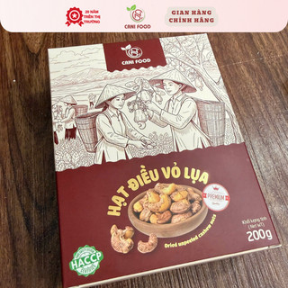 Hạt Điều Vỏ Lụa Canifood Hộp Quà 200g 400g Giòn Bùi Tự Nhiên Sang Trọng Biếu Tặng Đã Kiểm Nghiệm