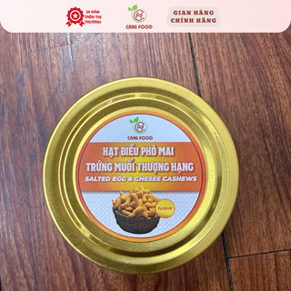 Hạt Điều Phô Mai Trứng Muối Canifood 150g Béo Ngậy Giòn Tan Cực Gây Nghiện Đã Được Kiểm Nghiệm An Toàn