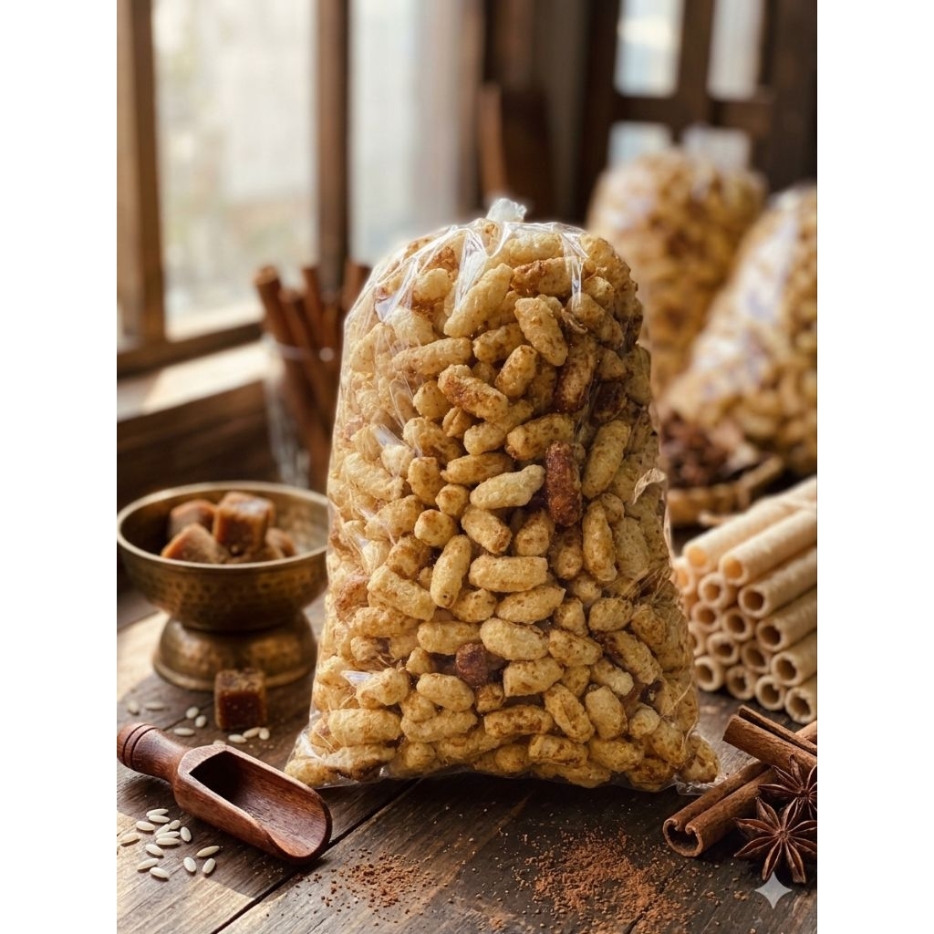 Bỏng Ngô Đường Đen 100g - Snack Bắp Nổ Ngô Quê Giòn Tan, Đậm Vị, Hương Vị Nhà Làm Truyền Thống