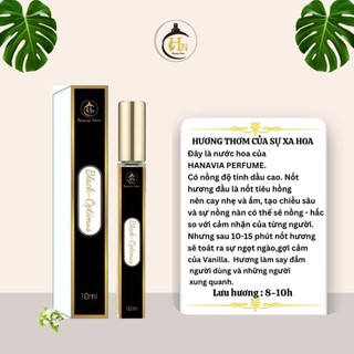 Nước hoa nữ Hanavia prefume  Black Optimus (Chai chiết 10ml-30ml ) – Hương thơm ngọt ngào, quyến rũ – Cosmetic Women