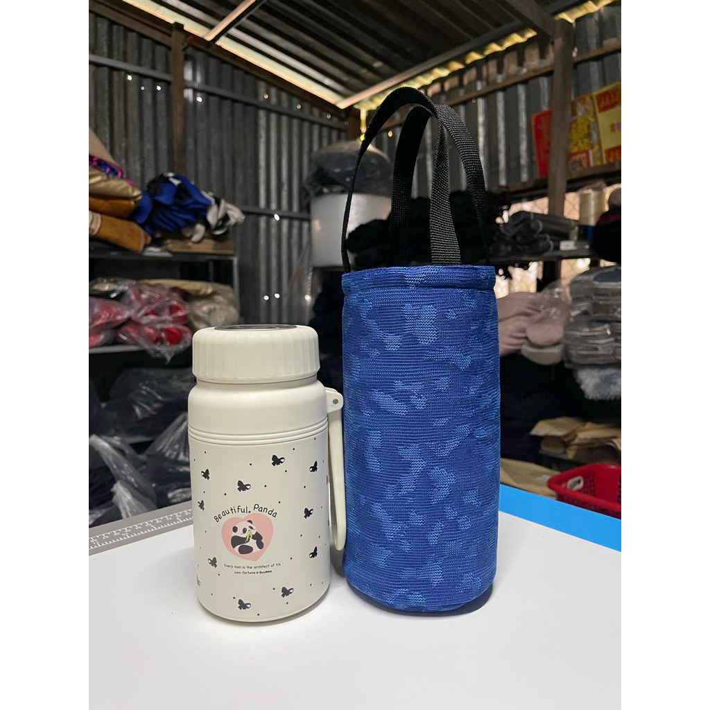 Túi đựng bình giữ nhiệt [ bình inox] 1000ml,1500ml ( GIAO MÀU NGẪU NHIÊN)