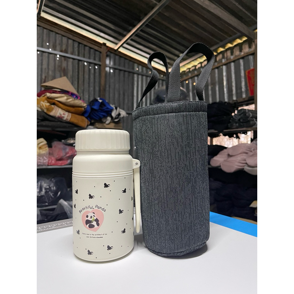 Túi đựng bình giữ nhiệt [ bình inox] 1000ml,1500ml ( GIAO MÀU NGẪU NHIÊN)