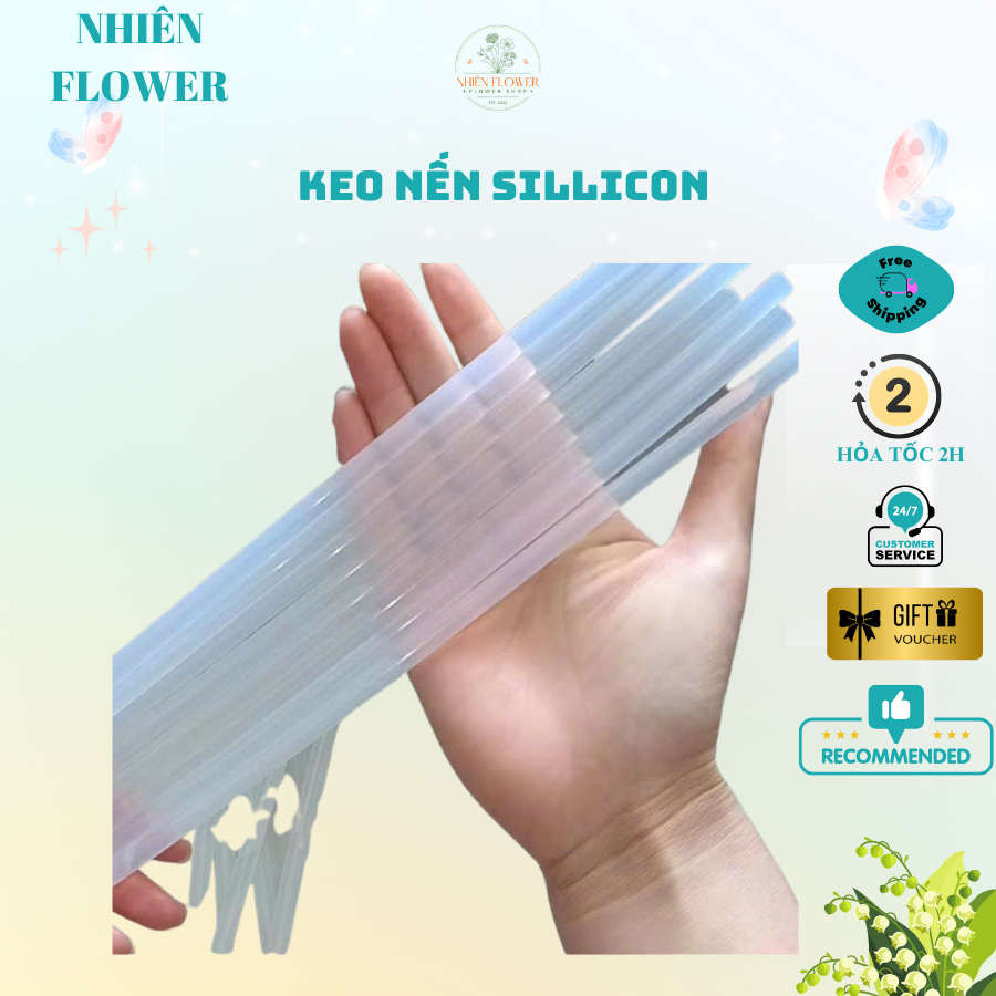 Keo Nên Loại Nhỏ 7mmx25cm Loại Tốt Trong Suốt, Bám Dính Tốt, Dễ Dàng Sử Dụng, Tiện Lợi