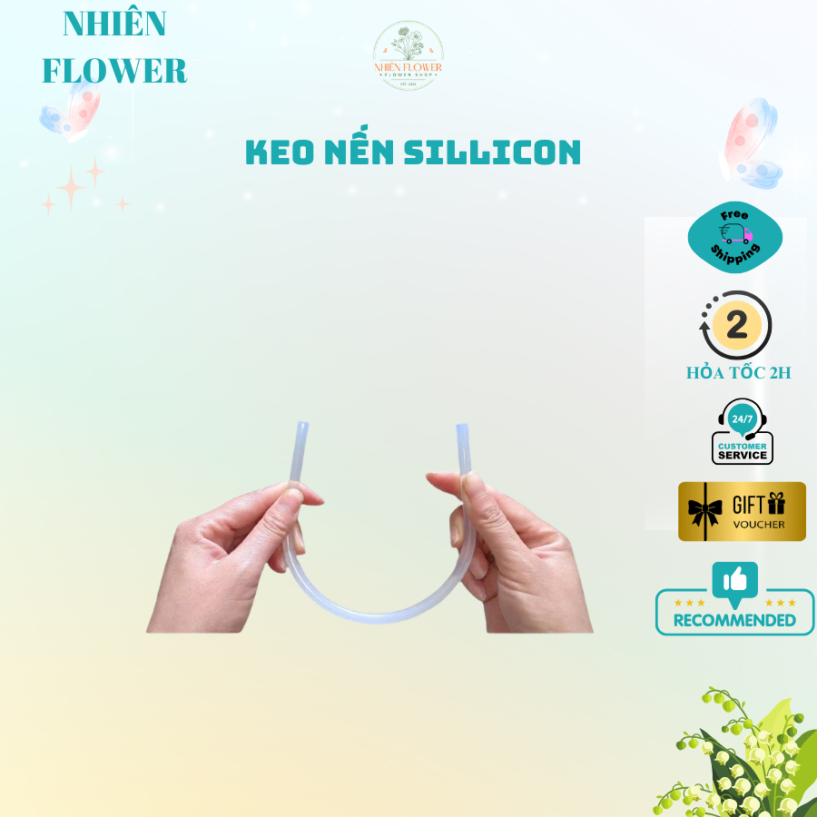 Keo Nên Loại Nhỏ 7mmx25cm Loại Tốt Trong Suốt, Bám Dính Tốt, Dễ Dàng Sử Dụng, Tiện Lợi