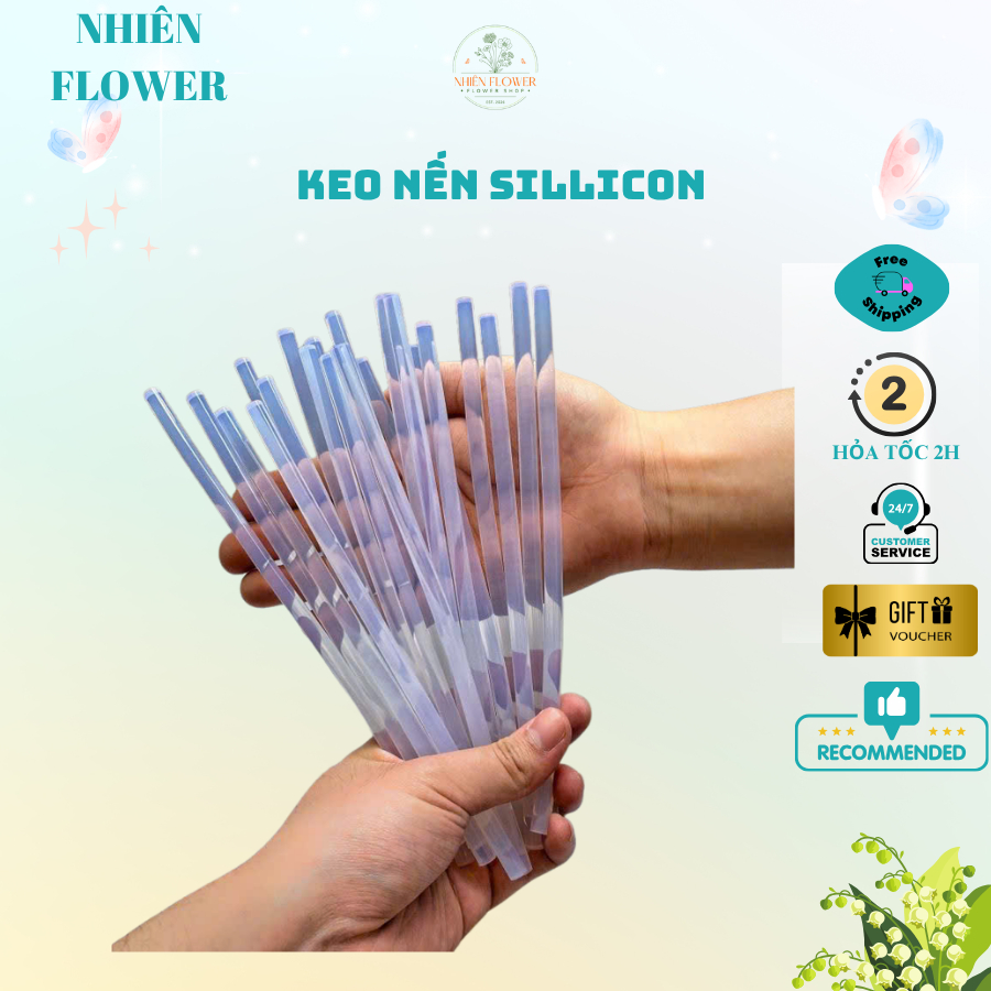 Keo Nên Loại Nhỏ 7mmx25cm Loại Tốt Trong Suốt, Bám Dính Tốt, Dễ Dàng Sử Dụng, Tiện Lợi