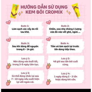 KEM BÔI NGOÀI DA CROMIX LÀM DỊU DA, HỖ TRỢ GIẢM NGỨA, CHĂM SÓC DA DO CÔN TRÙNG CĂN VÀ KÍCH ỨNG NGOÀI DA ( 20g)