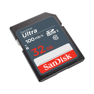 Thẻ nhớ Máy Ảnh SDHC SanDisk Ultra 32GB U1 100MB/s (Xanh) - Phụ Kiện Nhất Tín