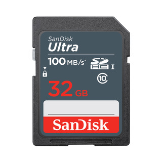Thẻ nhớ Máy Ảnh SDHC SanDisk Ultra 32GB U1 100MB/s (Xanh) - Phụ Kiện Nhất Tín