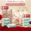 Thùng 5 bịch khăn giấy rút tiểu hạ và thùng 6 bịch khăn ướt Topgia cao cấp, tiện lợi