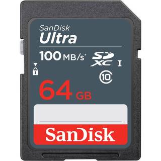 Thẻ nhớ Máy Ảnh SDXC SanDisk Ultra 64GB U1 100MB/s (Xanh)