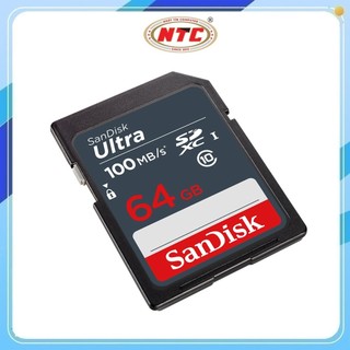 Thẻ nhớ Máy Ảnh SDXC SanDisk Ultra 64GB U1 100MB/s (Xanh)