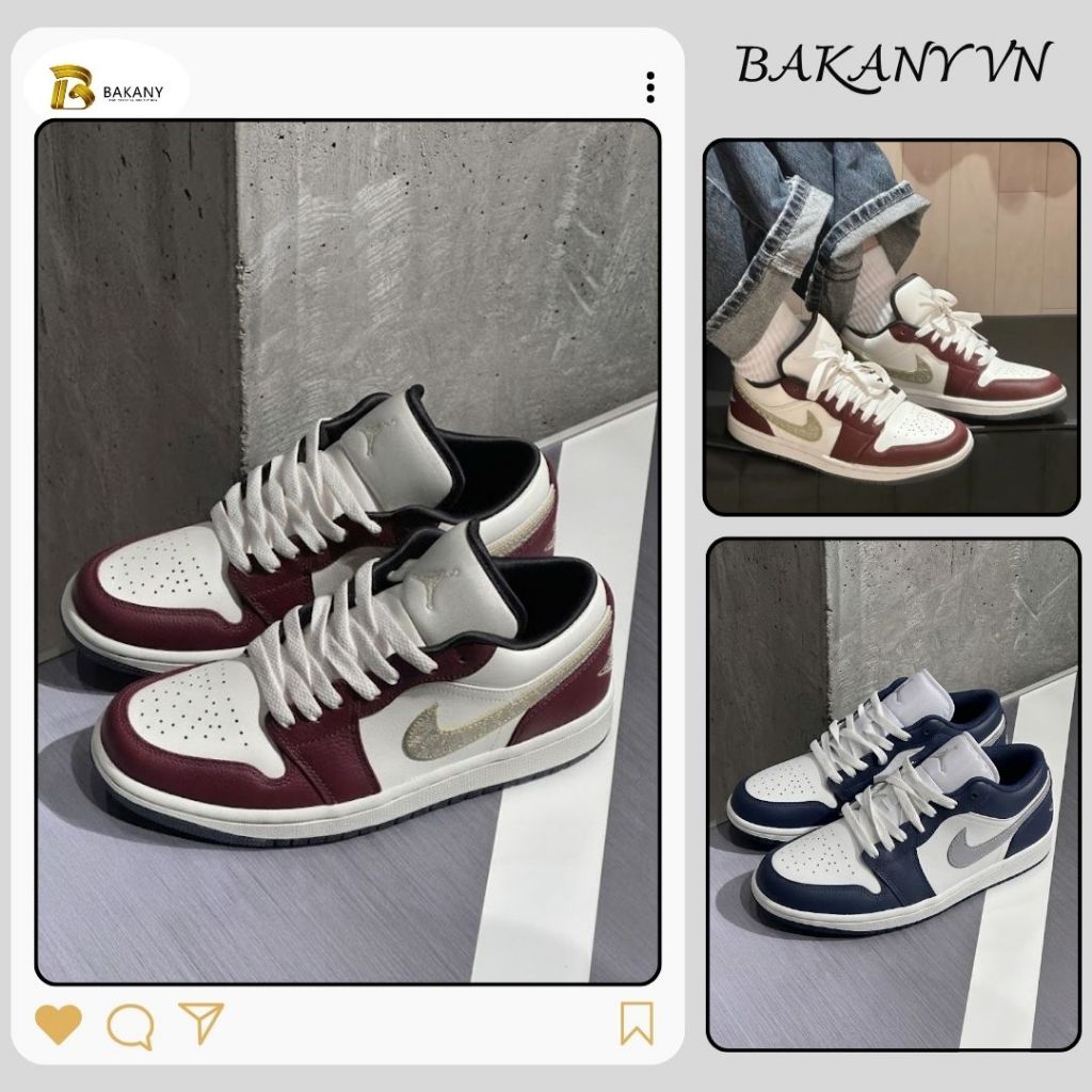 Giày Thể Thao Nam Nữ Cổ Thấp, Giày Sneaker JA Dễ Phối Đồ Full Box Bill